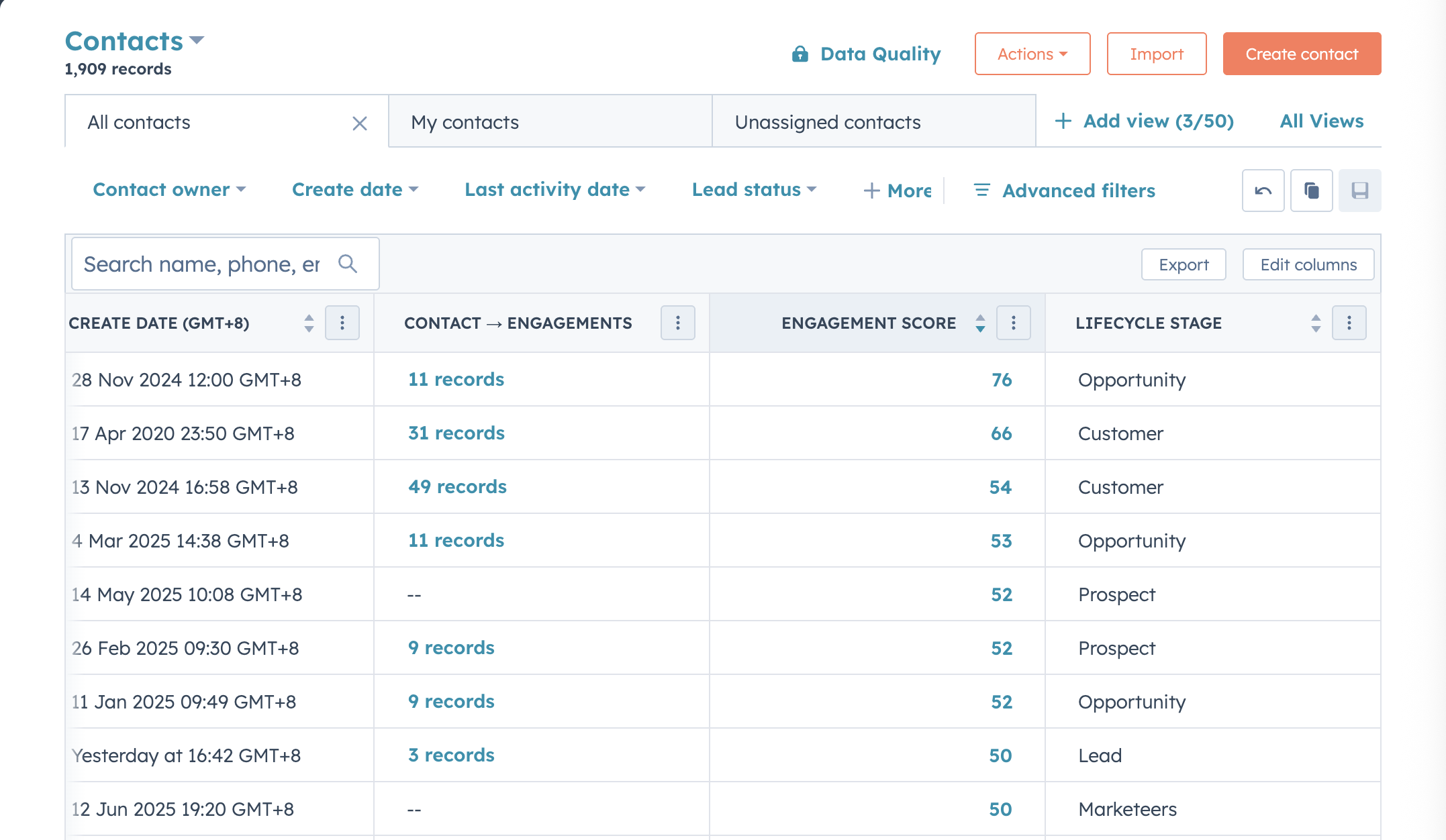 Segment your leads based on scoring for targeted outreach.