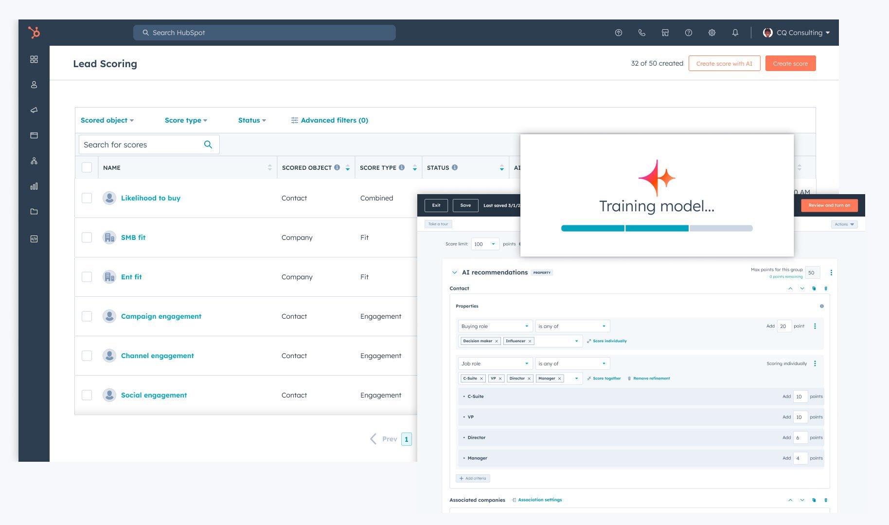 HubSpot’s AI-powered lead scoring ensures you focus on the ones most likely to convert.