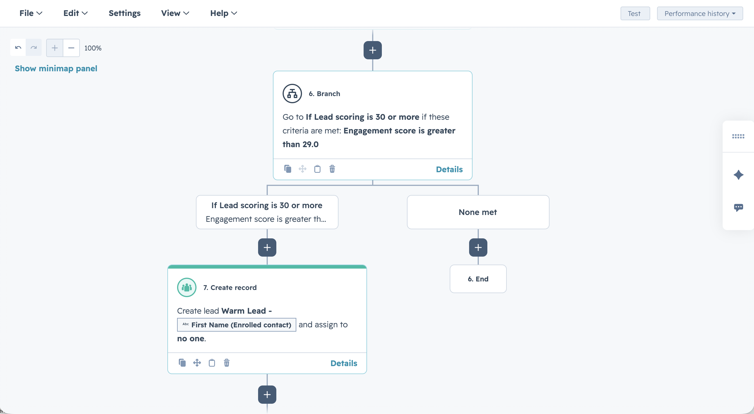 Workflows can automatically assign leads to sales reps based on their score or behaviour, ensuring that high-priority leads receive immediate attention